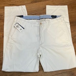 Polo by Ralph Laure. White Chino Slacks 36 x 32